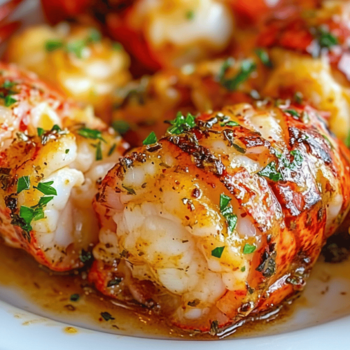 Golden Lobster Medallions