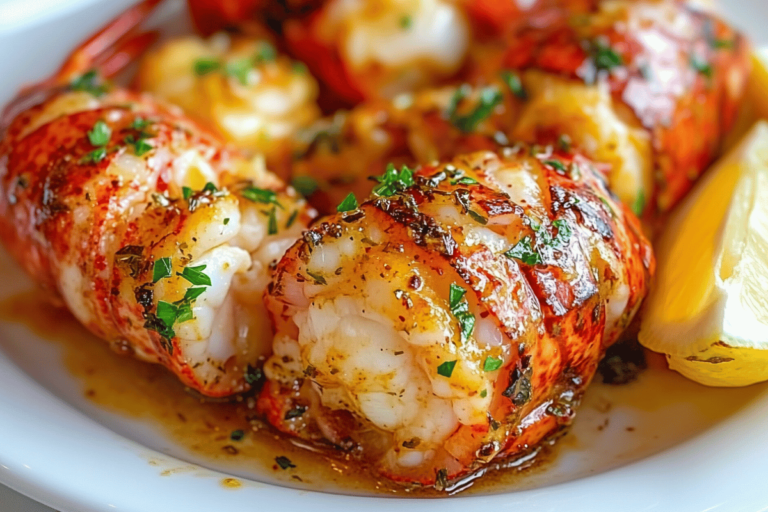 Golden Lobster Medallions