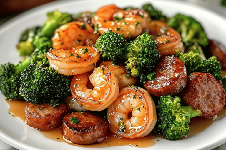 Honey-Glazed Shrimp Medley