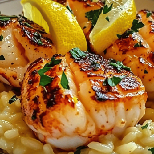 Lemon Butter Lobster Risotto