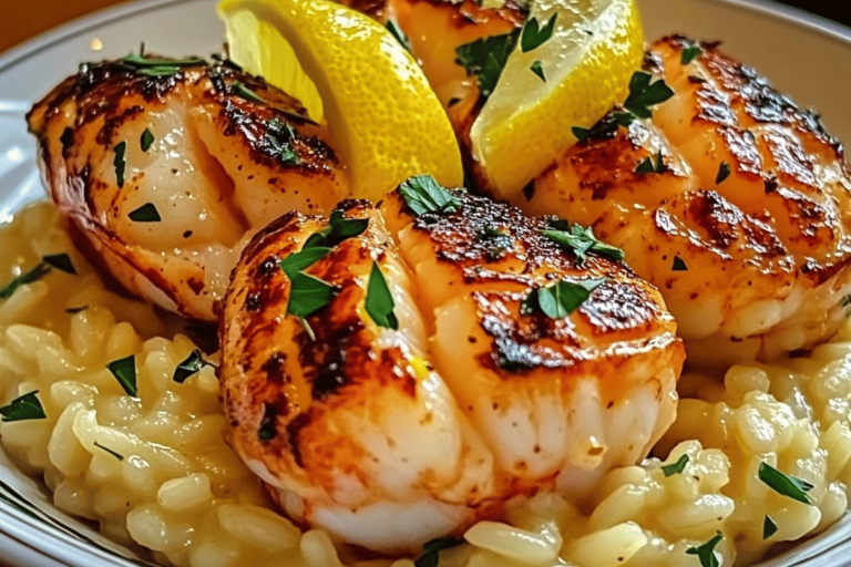 Lemon Butter Lobster Risotto