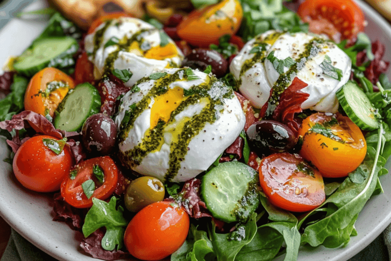 Mediterranean Burrata Salad