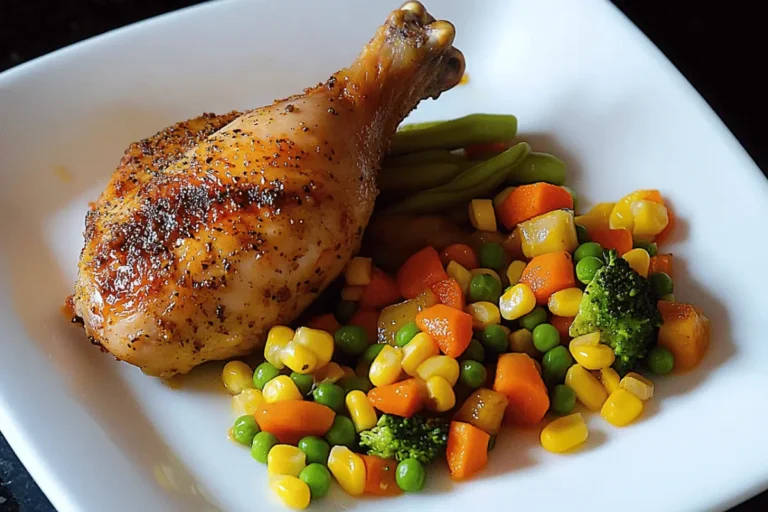 Garlic Butter Chicken with Roasted Vegetables