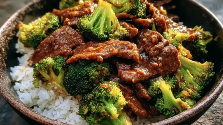 Chinese Beef and Broccoli