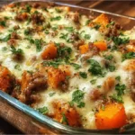 Ground Turkey Sweet Potato Bake