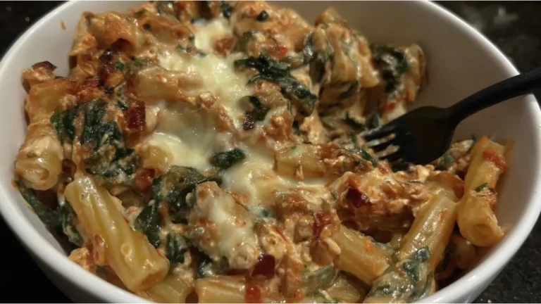 aked Ricotta Spinach Pasta Bake