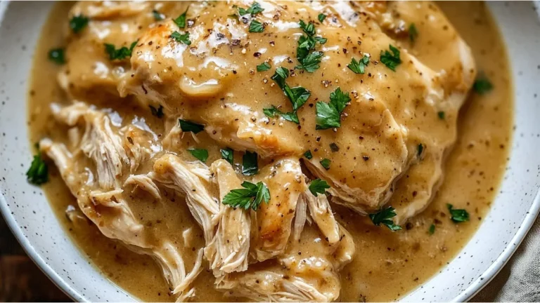 Crockpot Chicken and Creamy Gravy