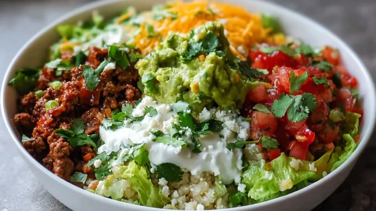 Low Carb Burrito Bowl