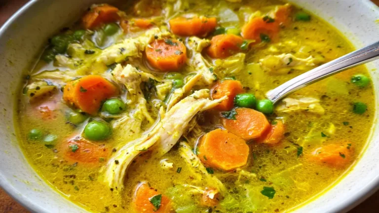 anti-inflammatory turmeric chicken soup