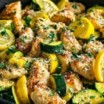 Chicken Breast with Zucchini & Squash