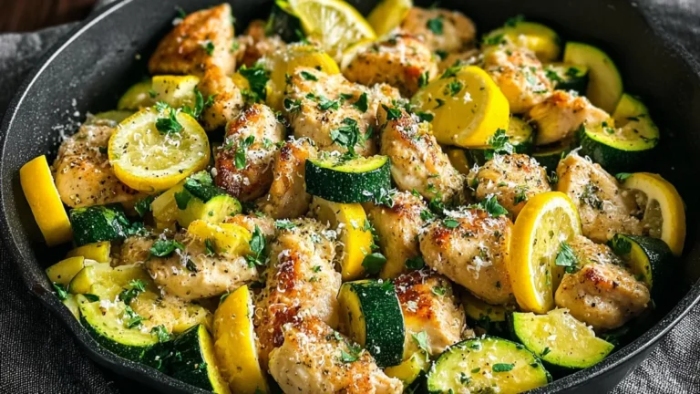 Chicken Breast with Zucchini & Squash