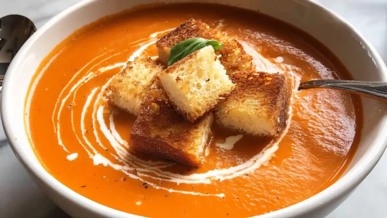 Creamy Homemade Tomato Soup