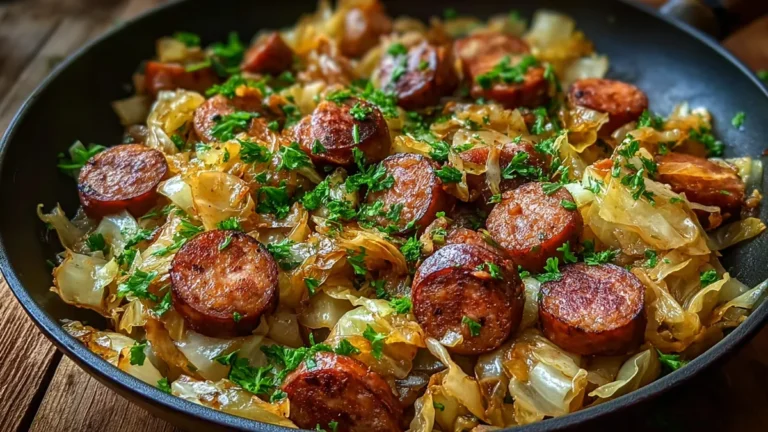 Sausage & Cabbage Stir Fry