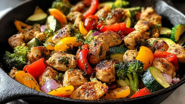 Healthy Chicken & Veggie Skillet
