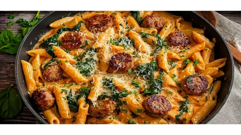 Creamy Cajun Sausage Pasta