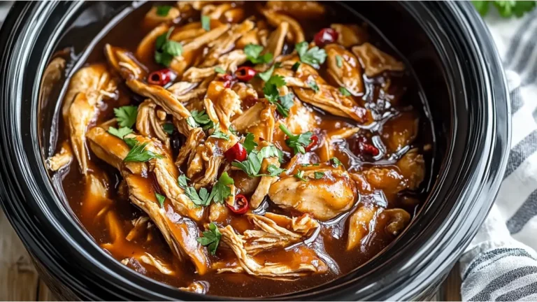 Crockpot Bourbon Chicken