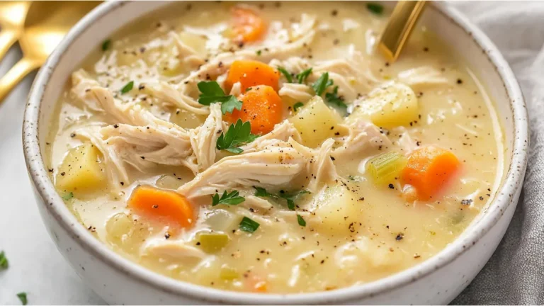 Healthy Chicken Pot Pie Soup