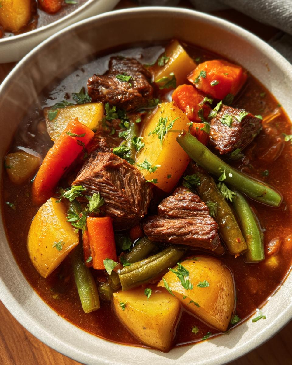 Beef and Vegetable Stew - detail 1