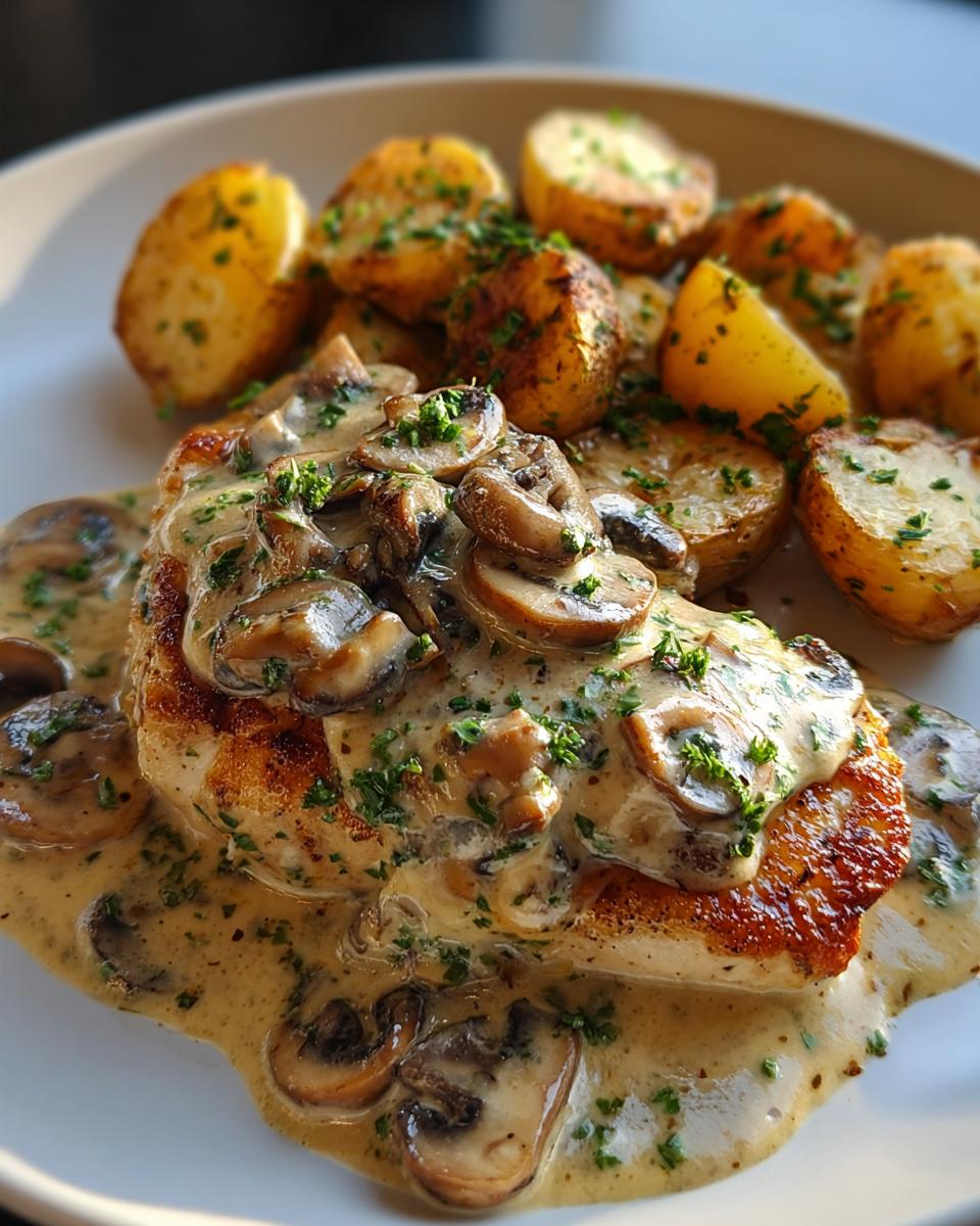 Creamy Garlic Mushroom Chicken - detail 1