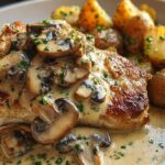 Creamy Garlic Mushroom Chicken