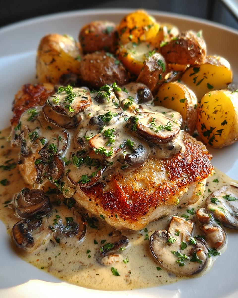 Creamy Garlic Mushroom Chicken - detail 2