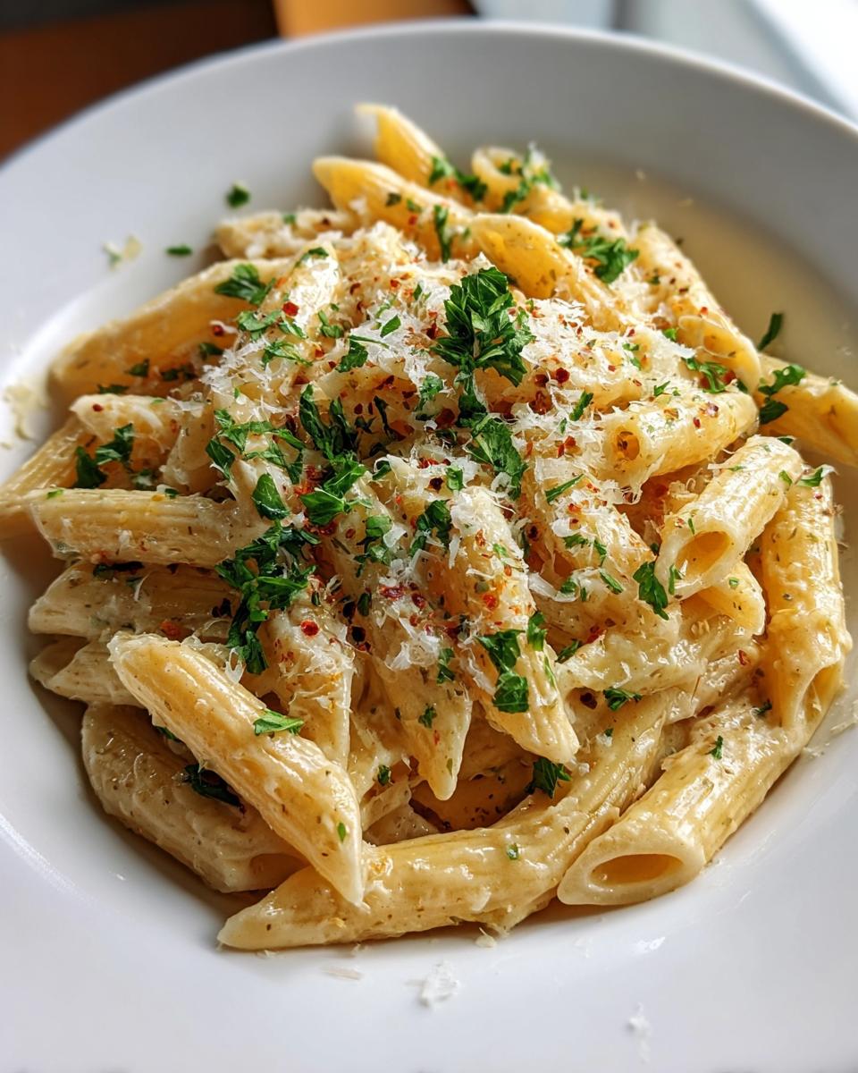 Creamy Garlic Pasta - detail 1