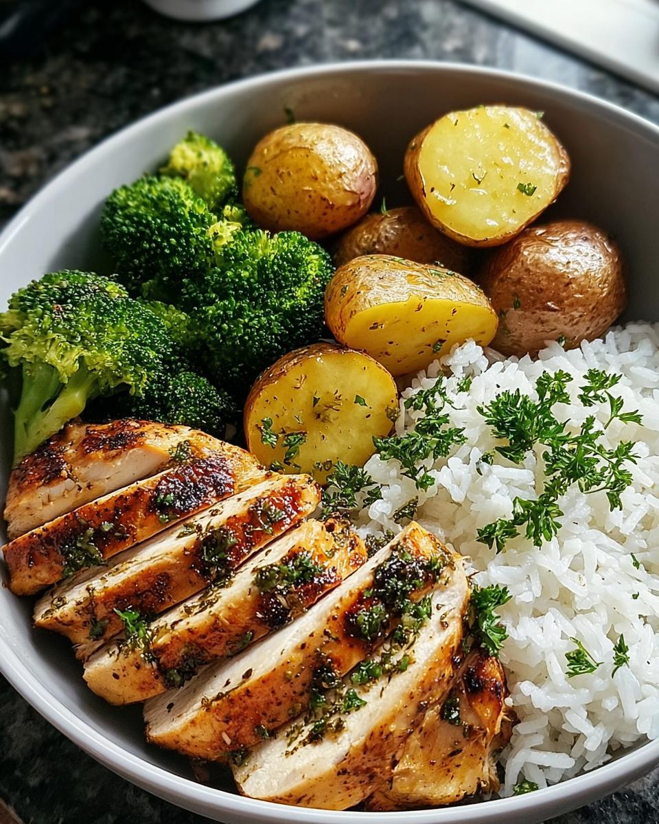 Garlic Herb Chicken Bowl - detail 1
