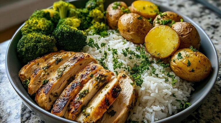Garlic Herb Chicken Bowl