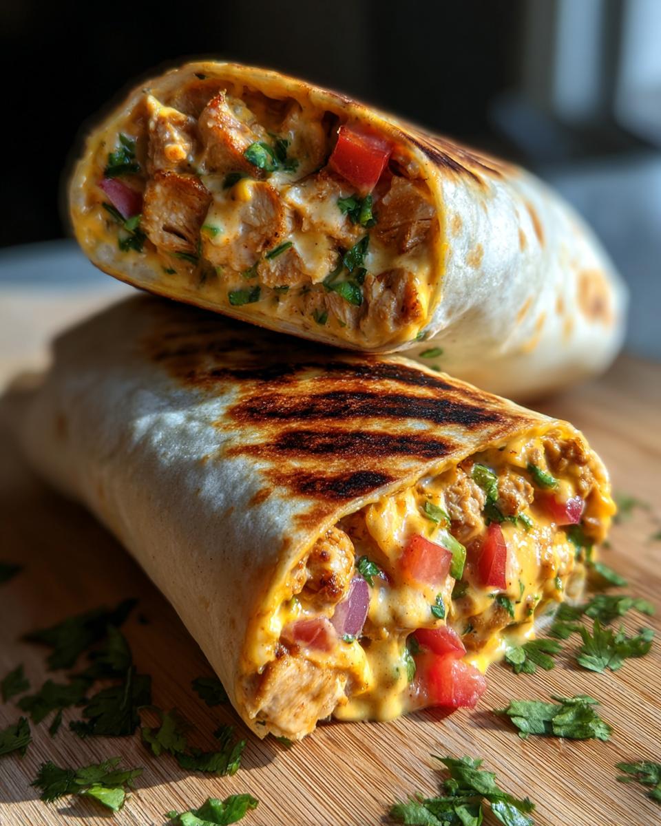 Grilled Chicken Burritos - detail 2