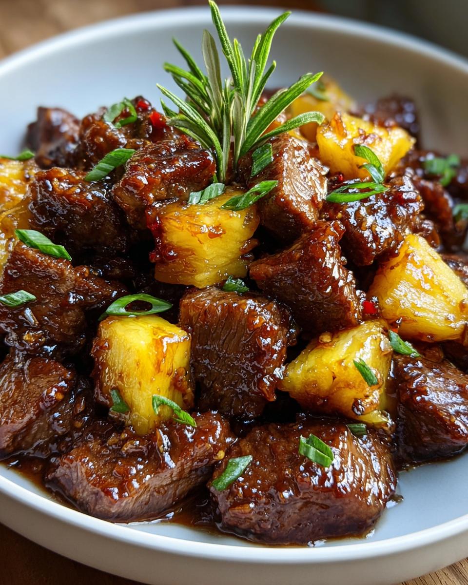 Pineapple Teriyaki Beef - detail 1