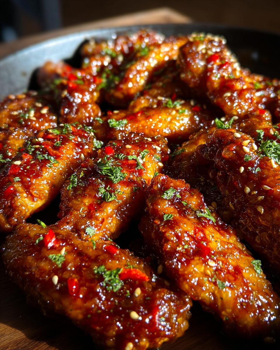Sweet Spicy Chicken Wings - detail 1
