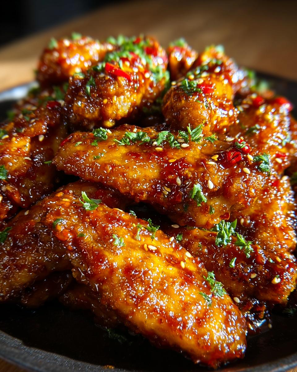 Sweet Spicy Chicken Wings - detail 2