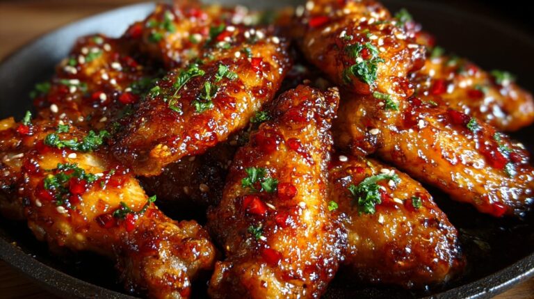 Sweet Spicy Chicken Wings