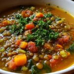 Vegan Mediterranean Lentil Soup