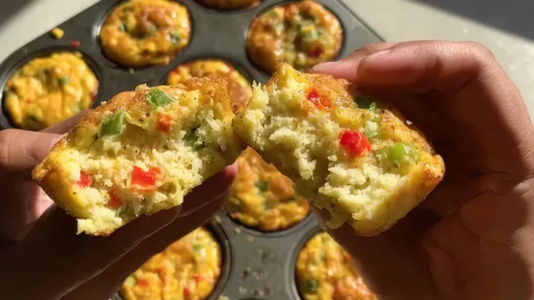 Fluffy Veggie Egg Muffins