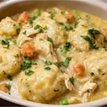 Easy Slow Cooker Chicken & Dumplings