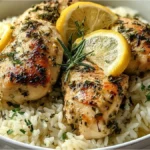 Slow Cooker Lemon Herb Chicken & Rice (Ultra-Tender & Irresistibly Fresh)