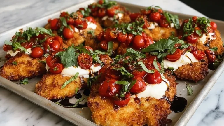 Crispy Parmesan-Basil Chicken Cutlets