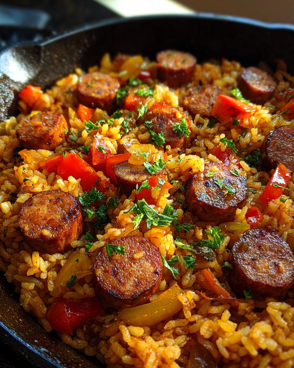 Cajun Sausage Rice Skillet - detail 1
