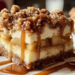 Caramel Apple Cheesecake Bars