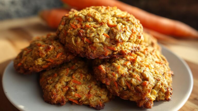 Carrot Cake Oatmeal Cookies