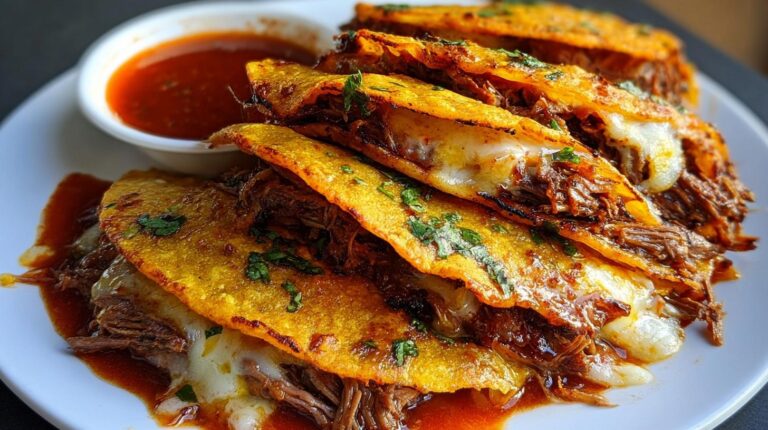 Cheesy Birria Tacos