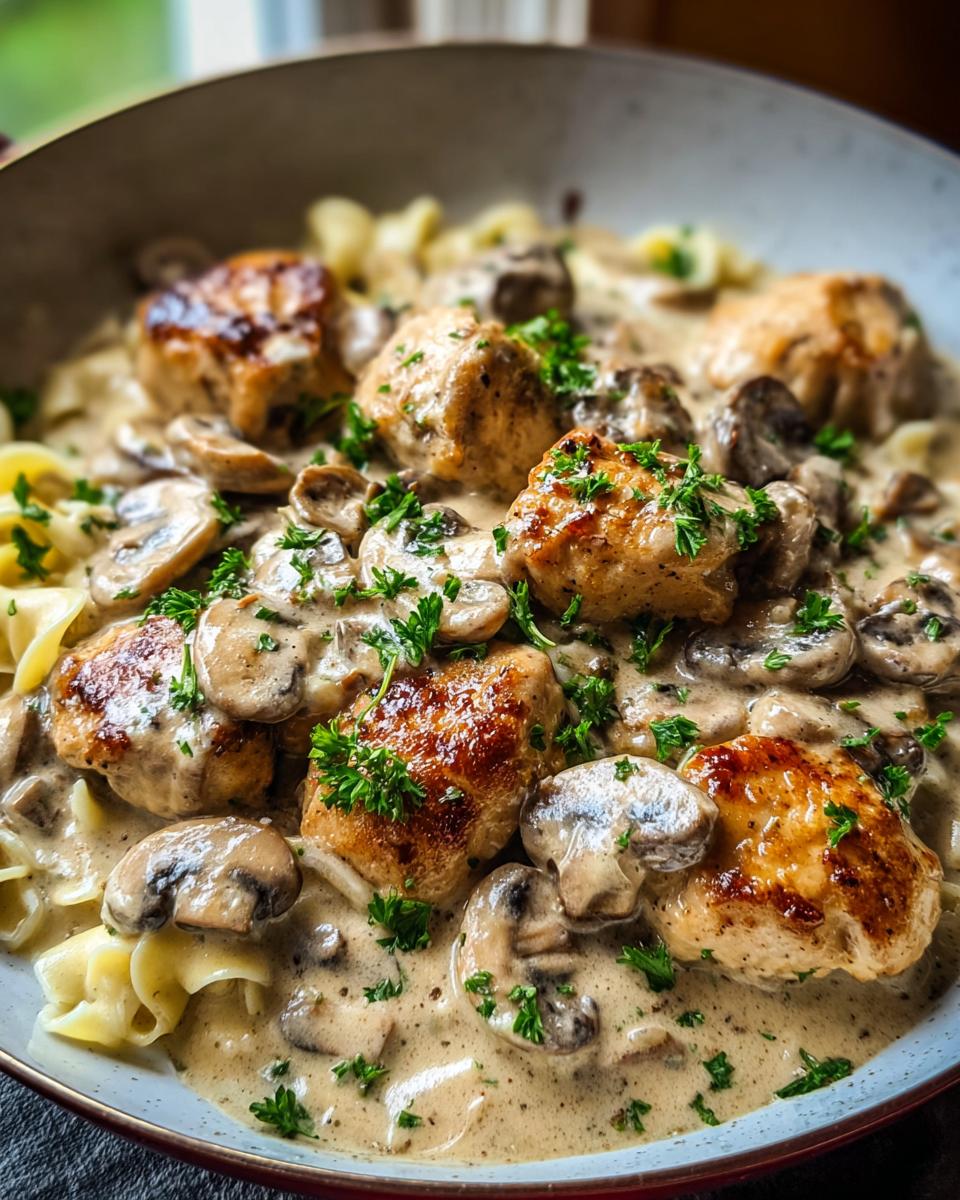 Chicken Mushroom Stroganoff - detail 2