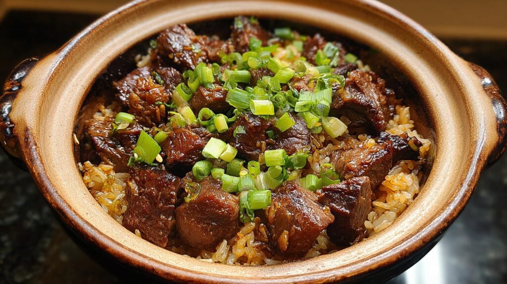 Beef Rice Set 30-Minute Claypot Beef Rice Recipe for Ultimate Comfort - yummydiches