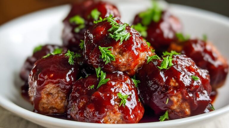Cranberry BBQ Meatballs