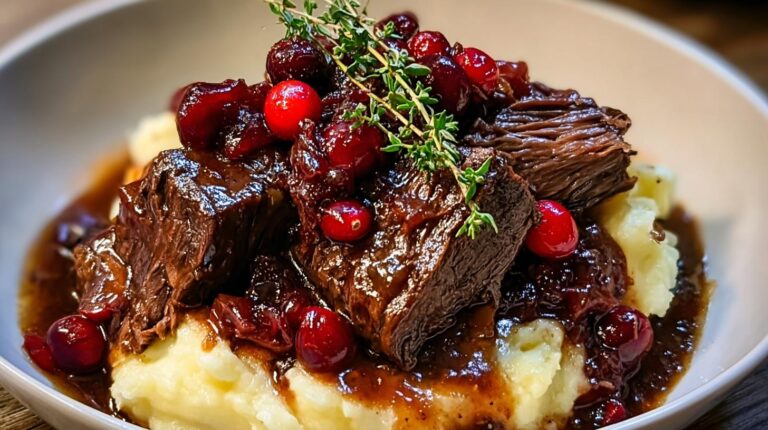 Cranberry Balsamic Beef Roast