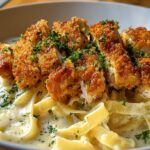 Crispy Chicken Alfredo