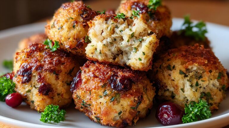 Crispy Stuffing Balls