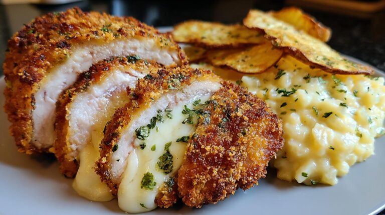 Crispy stuffed chicken recipe