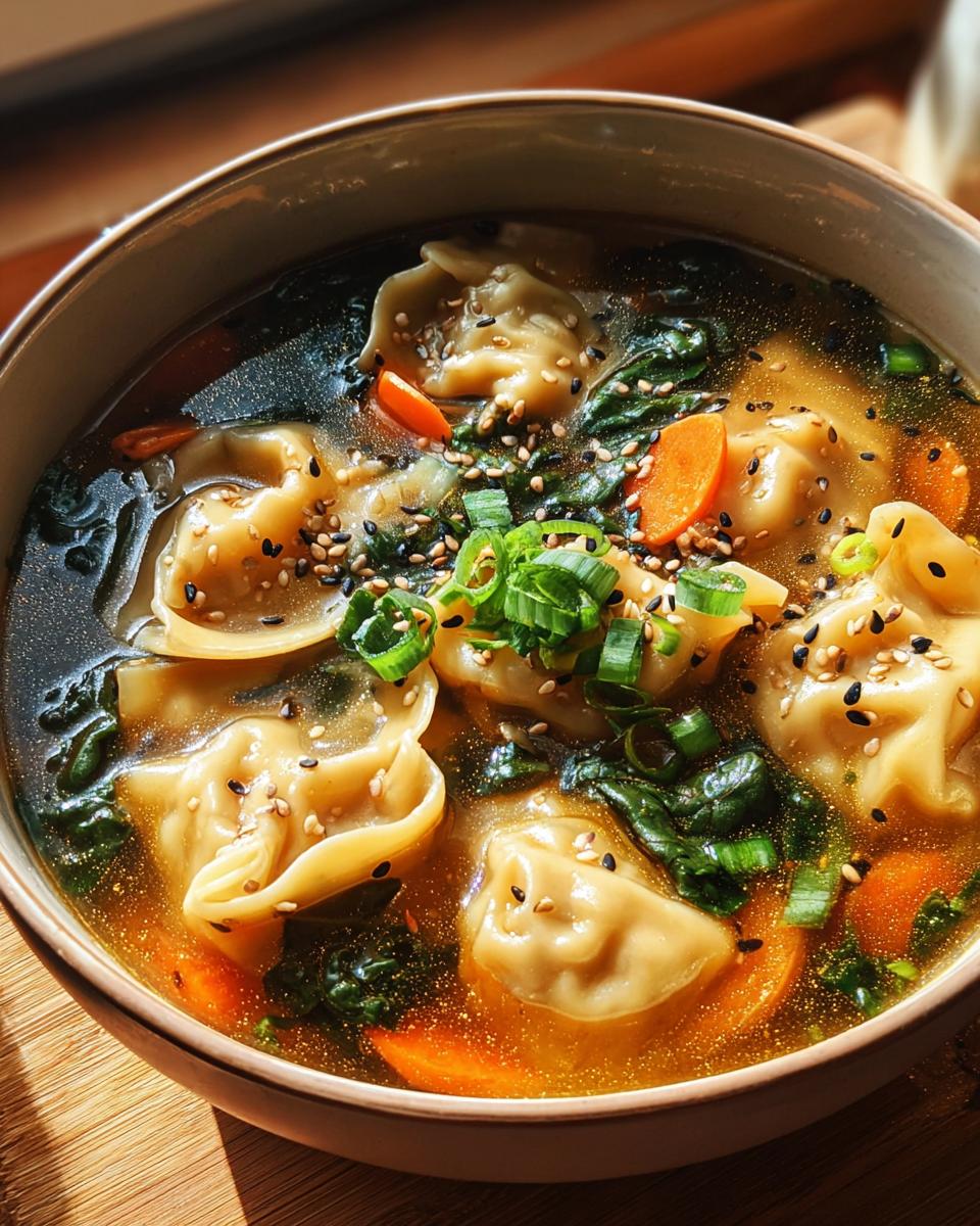Easy Potsticker Soup - detail 1